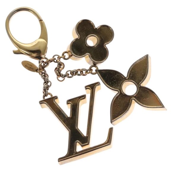LOUIS VUITTON Fleur De Key Holder Gold LV - Picture 1 of 12